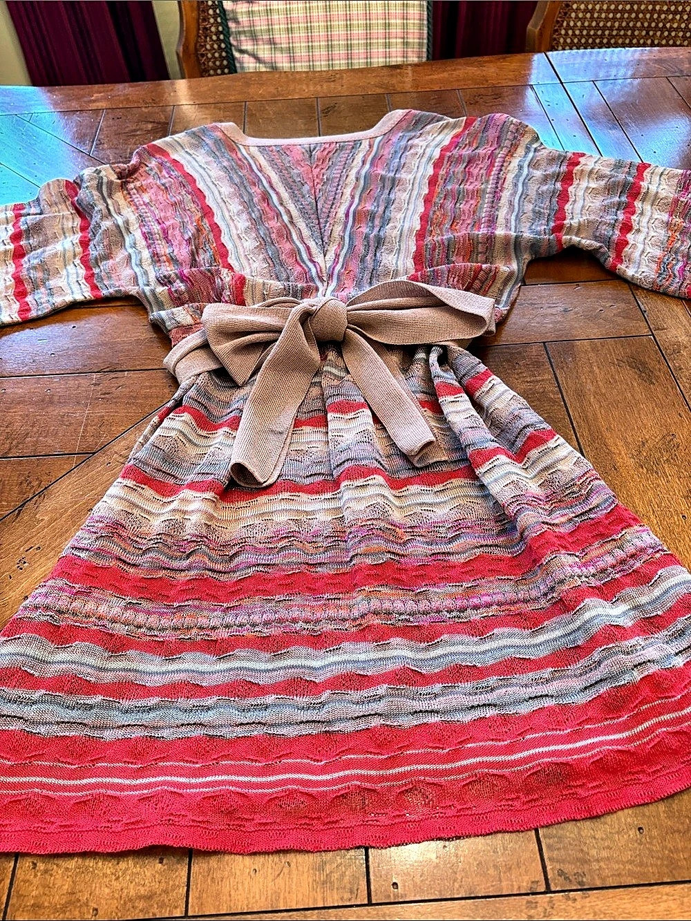 Missoni Multicolor Striped Midi Dress US 6